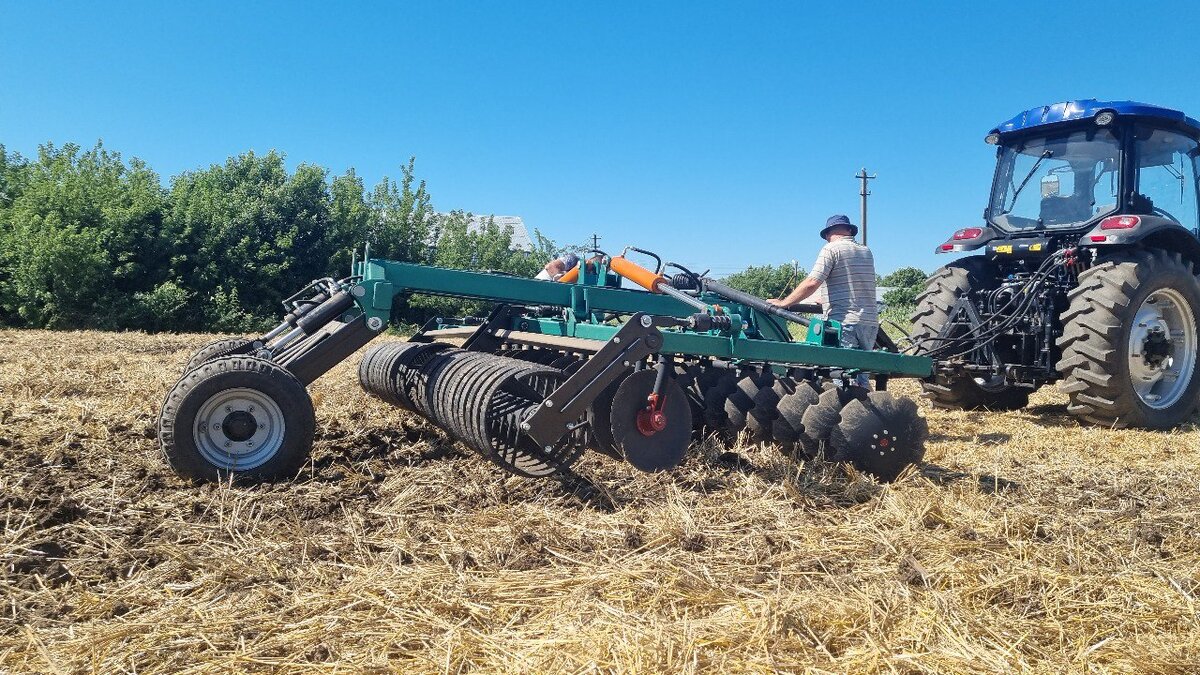 Дискование почвы