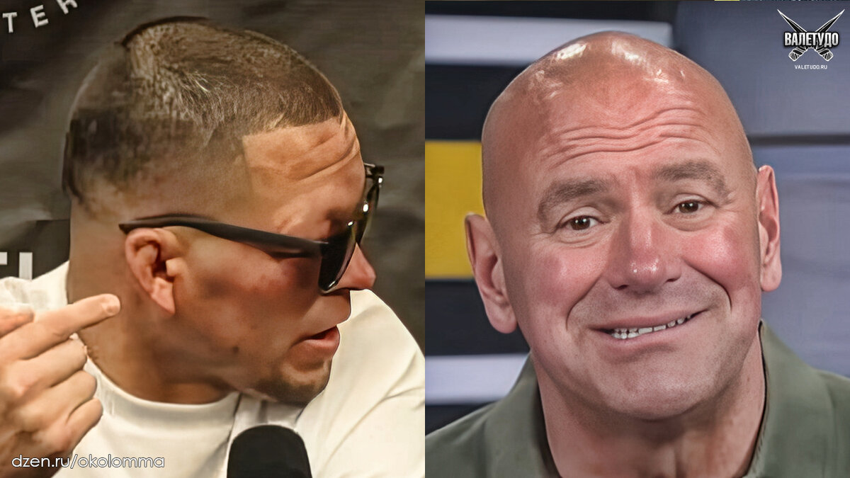 Нейт Диас и Дана Вайт | valetudo.ru 