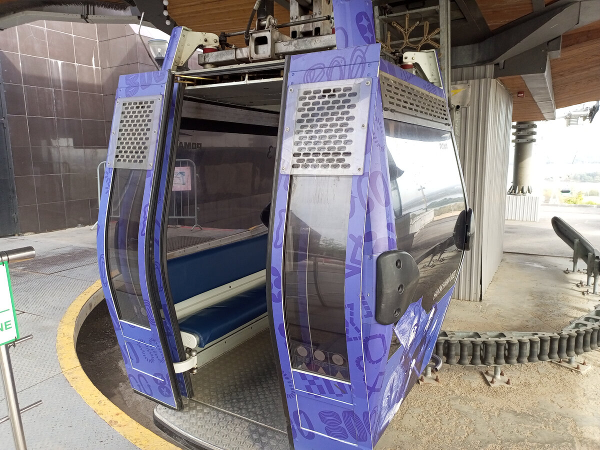 Нижегородская канатная дорога. Фото моё