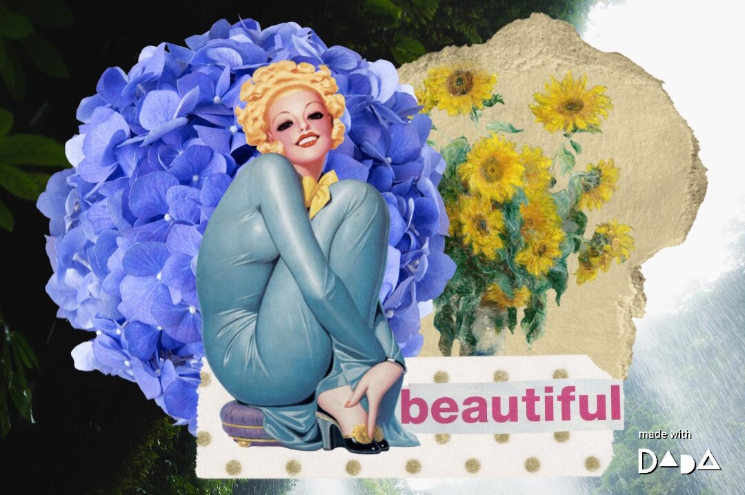 Коллаж "Черничной галактики"