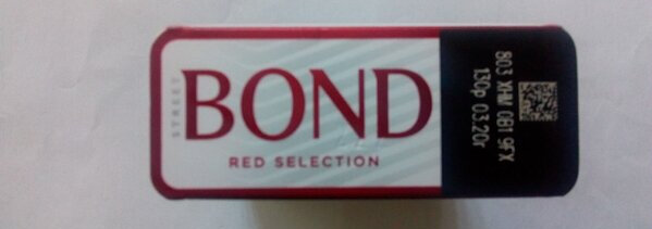 Бонд что означает. Бонд ред Селекшн. Bond Street Red selection. QR код на сигареты Бонд. Сигареты Bond Street King Size.