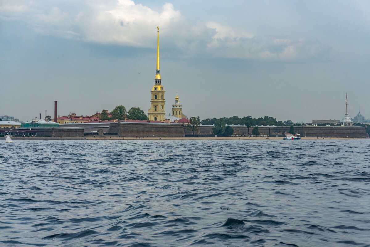 Питер разводной мост Петропавловская крепость