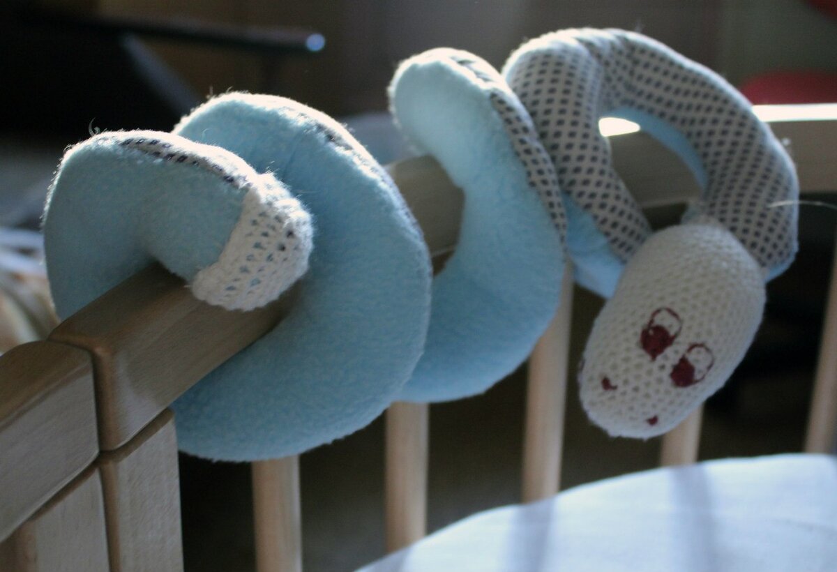 Игрушка была сшита мной для сына. До наших дней не дожила. 