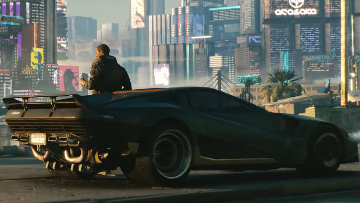 Скриншот игры Cyberpunk 2077