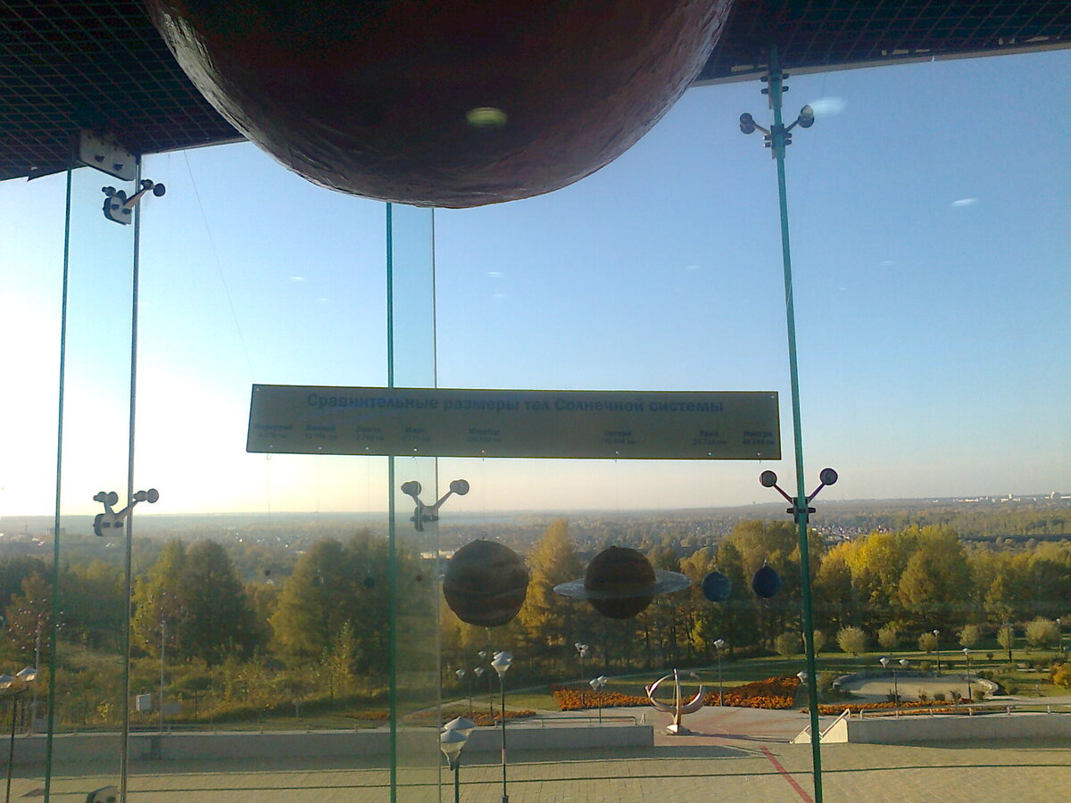 Внутри планетария.