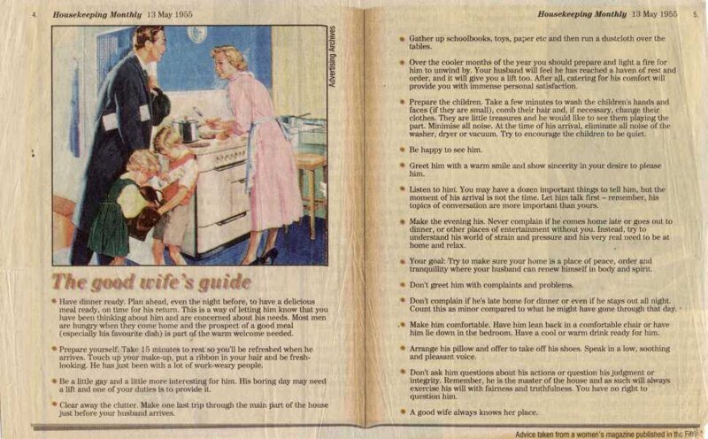 The good wife’s guide