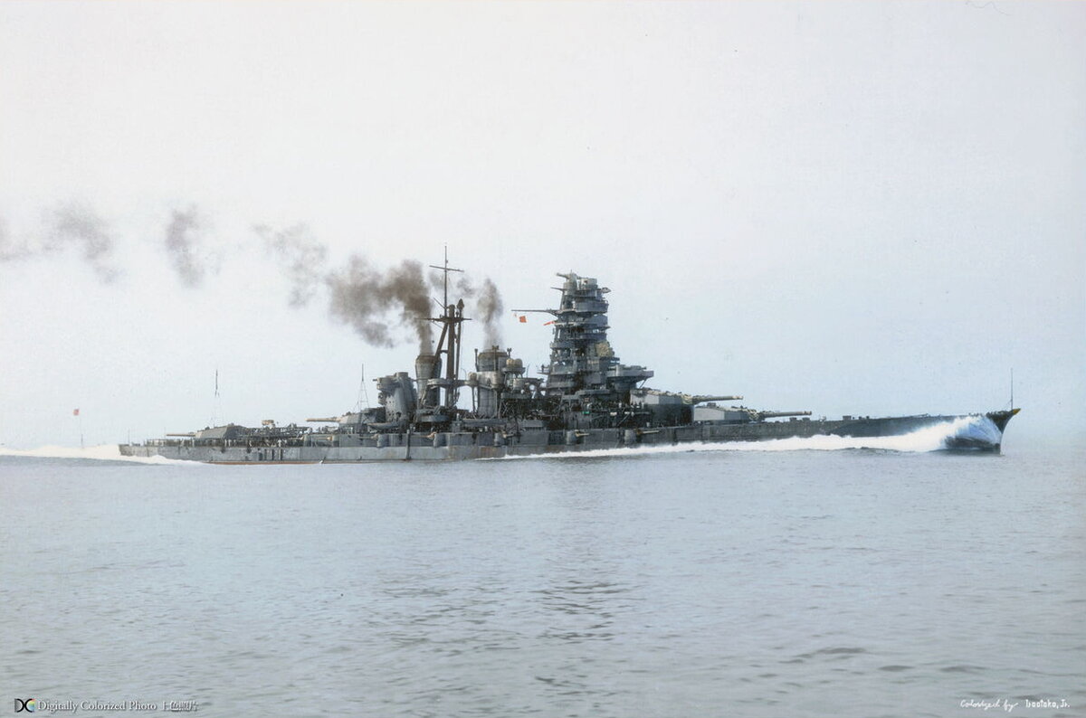 Линкор "Конго" в 1936 году