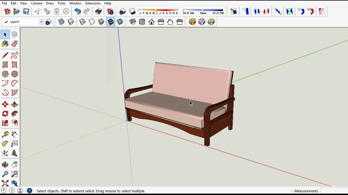 Проект дивана. Фото автора