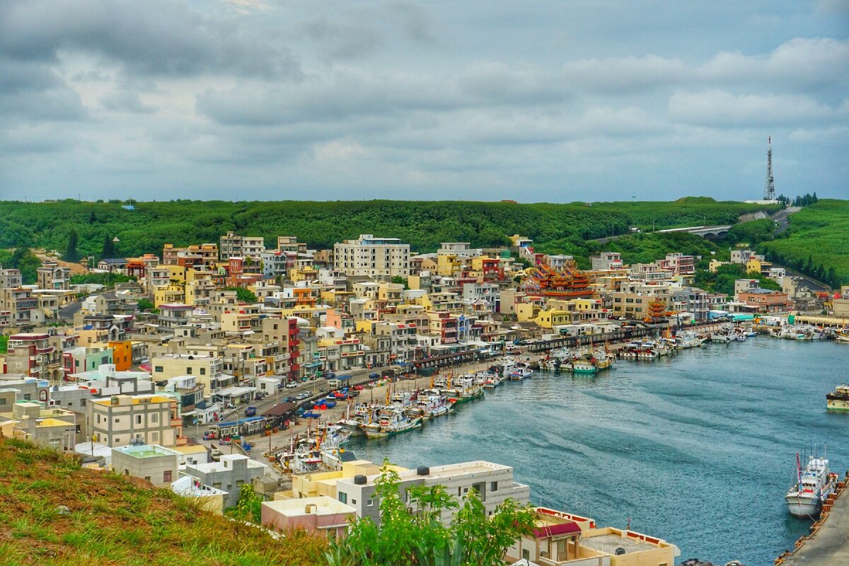 панорама города на Пэнху от автора