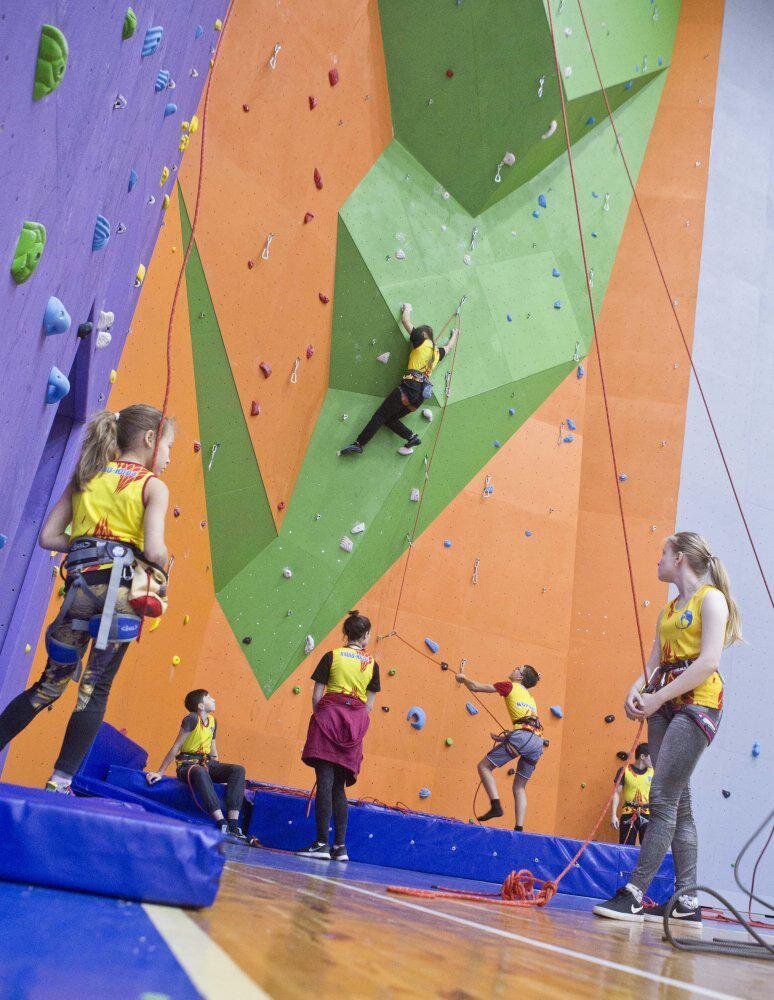 Открытие скалодрома на Белом Яру