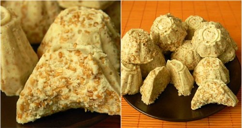 Кунжутное бурфи -это изумительная индийская сладость. Вкус ее сложно описать словами. Она сладкая, но не приторная, сливочная и необычайно кунжутная. Приготовьте это волшебное лакомство, окунитесь в чарующий мир Востока! 
�?нгредиенты кунжутного бурфи:
— кунжут – 100 гр.
— сливочное масло – 200 гр.
— сахарная пудра – 75 гр.
— сухое молоко – 100 гр.

Приготовление кунжутного бурфи
1. В сковороде с толстым дном растопите масло. Добавьте кунжут и на среднем огне доведите до слегка золотистого цвета. Смотрите что бы масло не пригорало. Чем дольше будете держать кунжут на сковороде, тем более ярким и насыщенным будет вкус десерта.