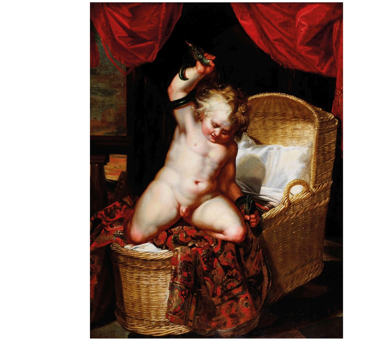 Маленький Геракл убивает змей — Мастерская Рубенса (1577–1640)