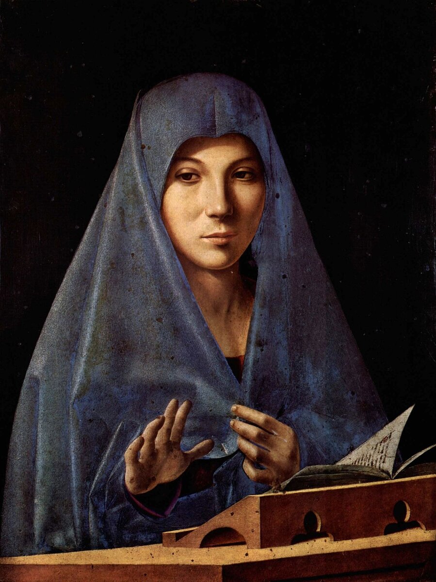 Антонелло да Мессина "Благовещение (Мария Аннунциата), 1476. Палаццо Абателлис , Палермо.