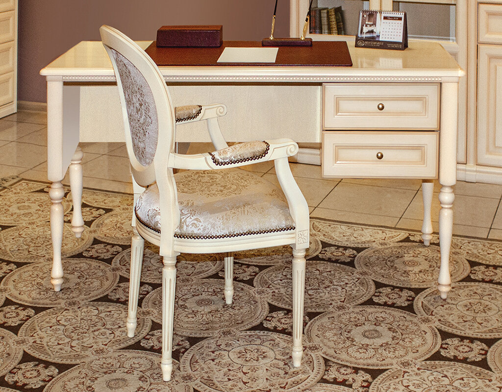 Письменный стол из коллекции Джоконда, малый, цвет крем  