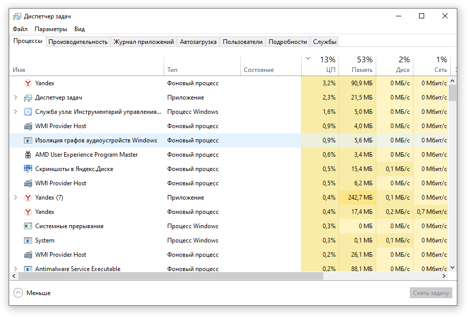 Открыт только браузер с открытой музыкой. И программа для скриншотов.