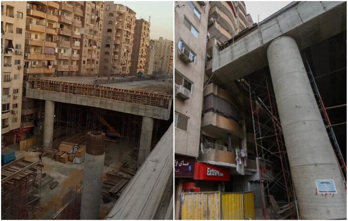 В Египте строят магистраль, до которой можно дотянуться рукой из окна квартиры 