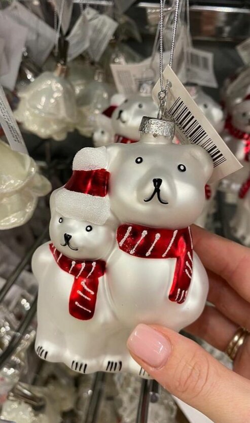 Новогодние игрушки.