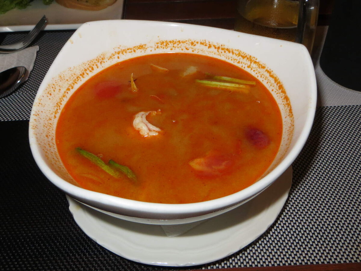 чисто Тайский вариант Том ям кун. без кокосового молока