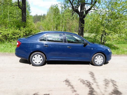 Моя первая, синяя Skoda Rapid