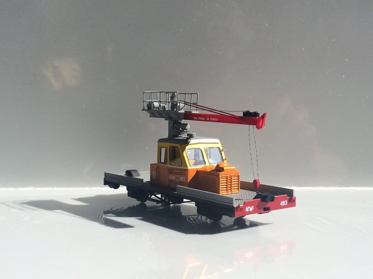 Модель дрезины АГМс