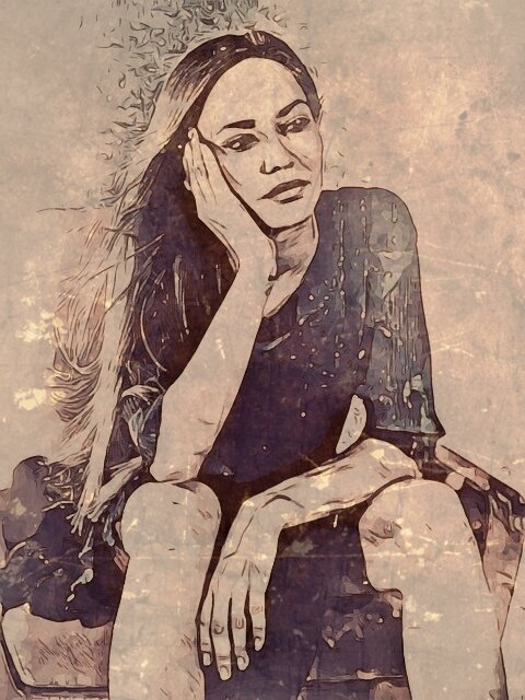 Мечты уставшей женщины... исходное фото из открытых источников