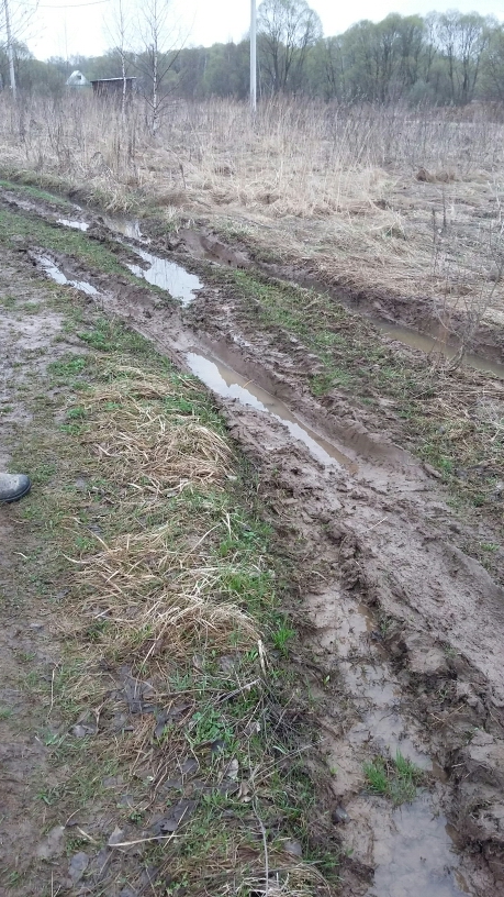 по такой "дороге" приходилось ездить
