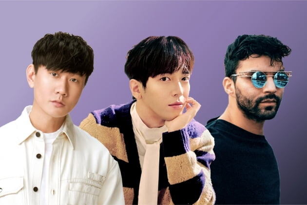 Певец JJ LIN – CNBLUE Чон Ёнхваа – диджей R3HAB / Фото = WARNER MUSIC TAIWAN