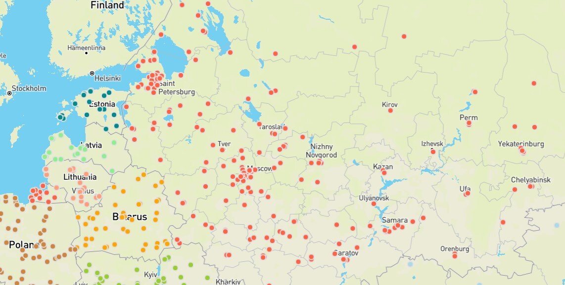 План атомной бомбардировки советских городов