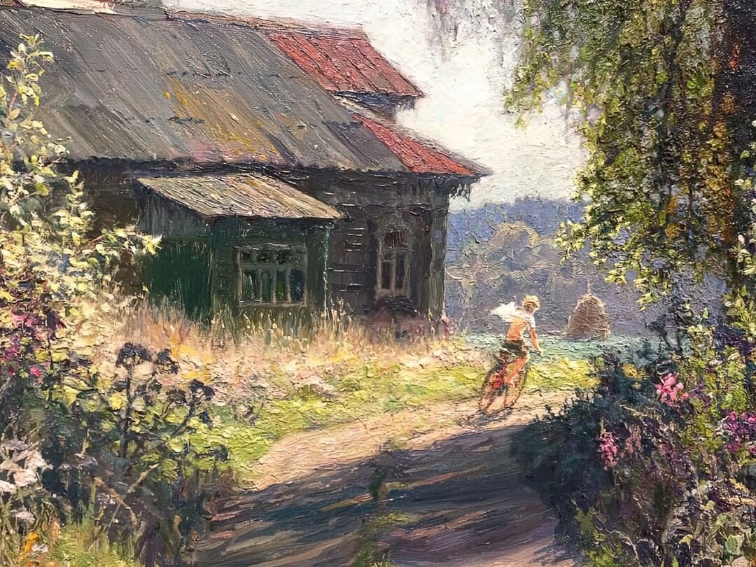 Тихий уголок картина автор