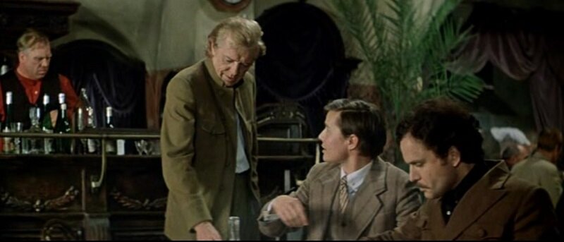 Бывший штабс-капитал Гремин и два Михаила: Француз (Л. Прыгунов) и Цыган (Н. Еременко-младший)