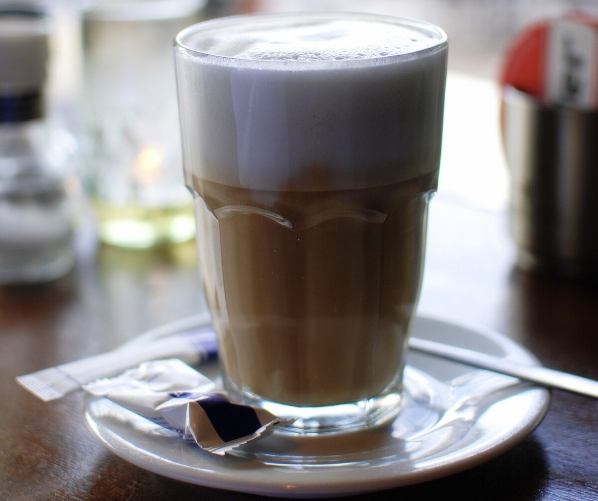 Latte al cafe (Фото автора) 