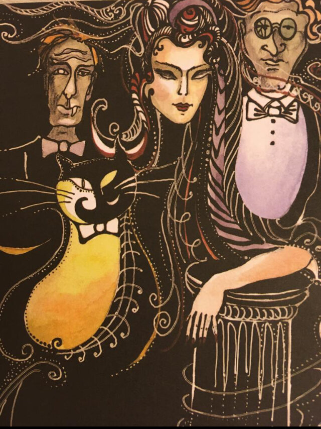 Иллюстрации к книге Мастер и Маргарита.