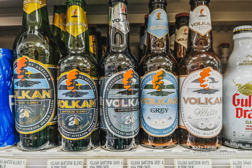 Пиво "Вулкан" на вулканическом острове