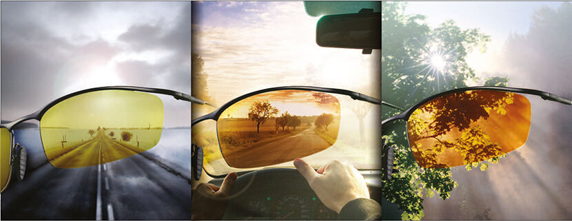 Выбор специализированных очков с правильным оптическим эффектом водителю 