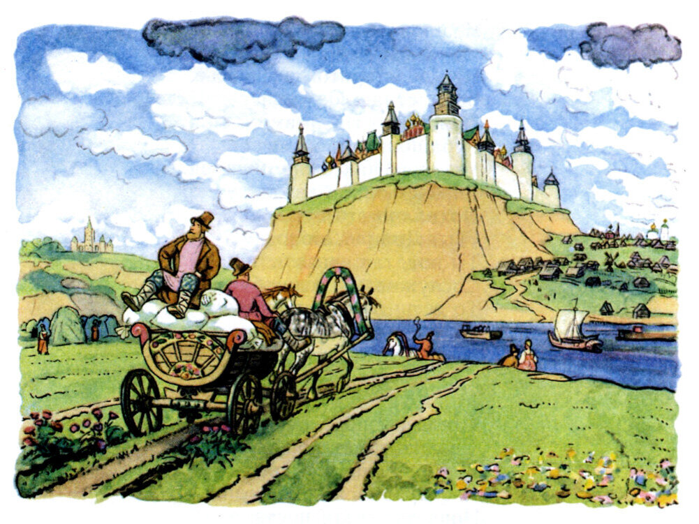 Иллюстрация Владимира Милашевского. Фото взято из открытых источников в сети Интернет.