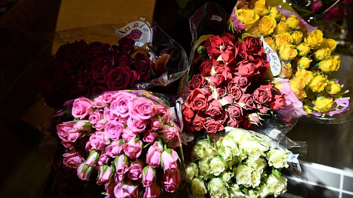    Поступление партии цветов к 1 сентября© РИА Новости . Павел Лисицын