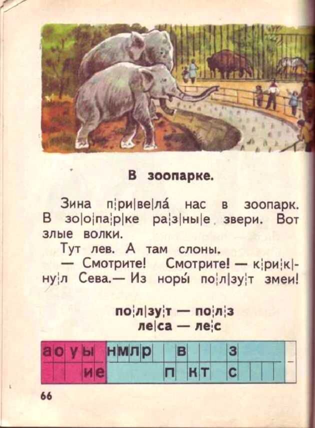      Доктор педагогических наук Всеслав Горецкий построил свой букварь не согласно алфавиту, а по частоте употребления букв в речи и на письме: открывали книгу «а» и «о», а закрывали «ь» и «ъ».-32
