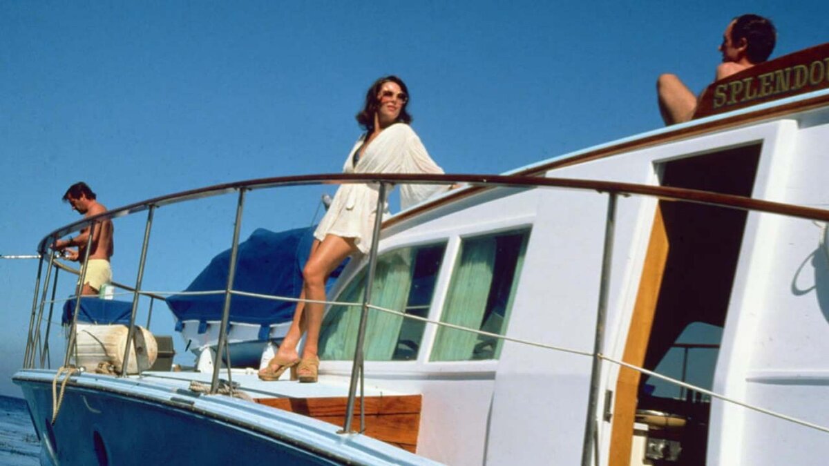 Натали Вуд на яхте "Великолепие"
