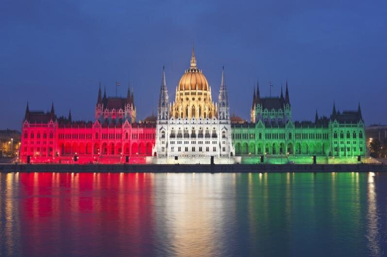 Венгерский парламент.