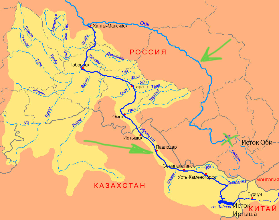 Обь с Иртышом