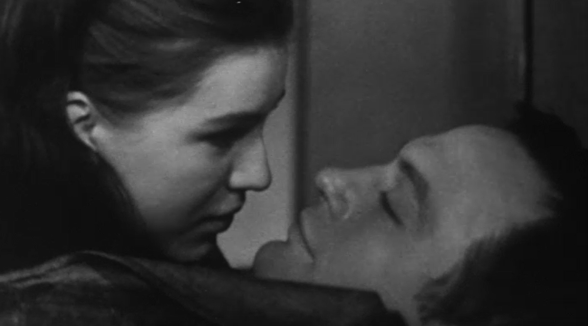 А.Пилюс (Хари) и В.Лановой (Кельвин) в постановке "Солярис" (1968)