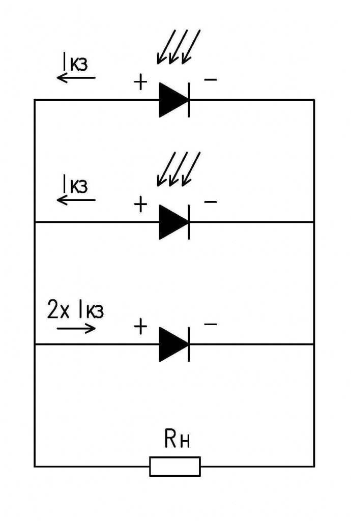 Параллельное включение диодов используется