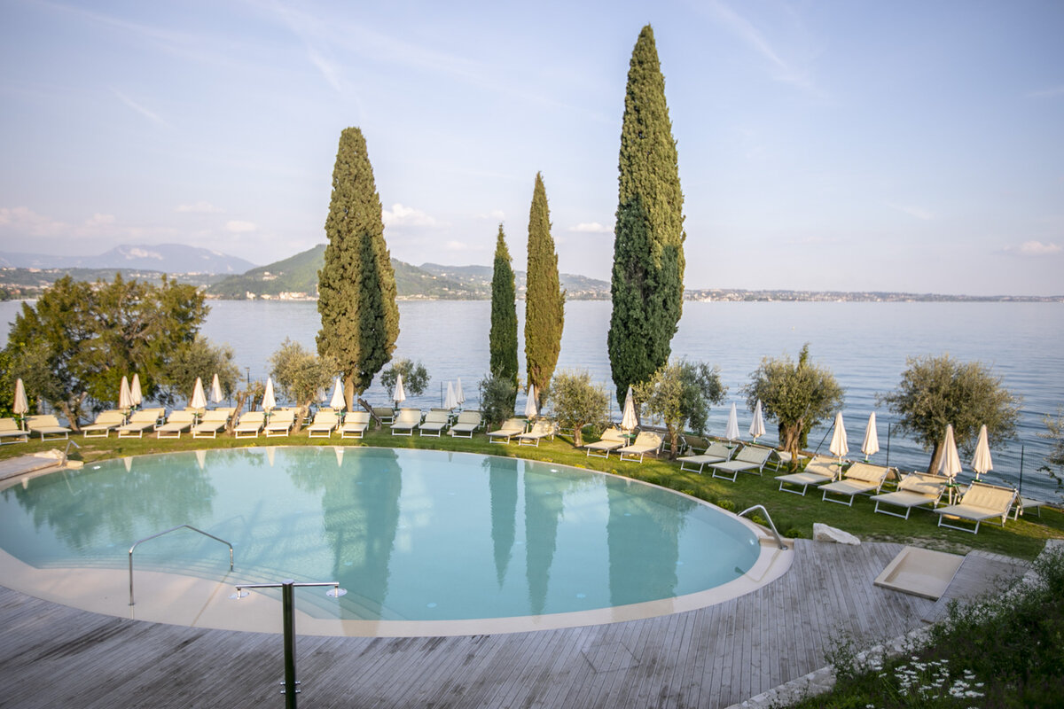 Пейзажи восточной части озера Гарда.