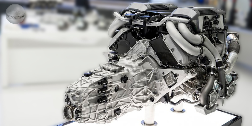 Двигатель Bugatti Chiron