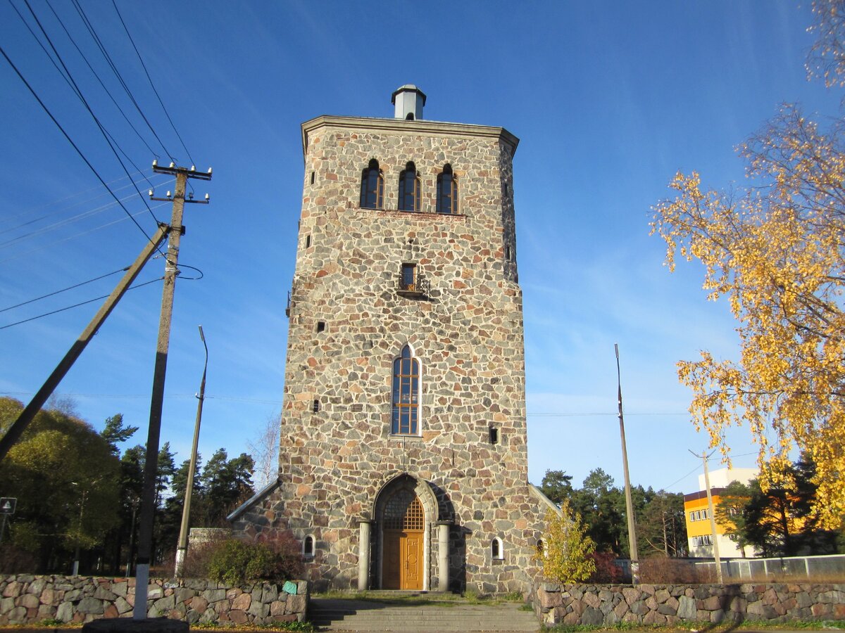  Лютеранская церковь в Приозерске, построена по проекту  Армаса Линдгрена в 1930 году.