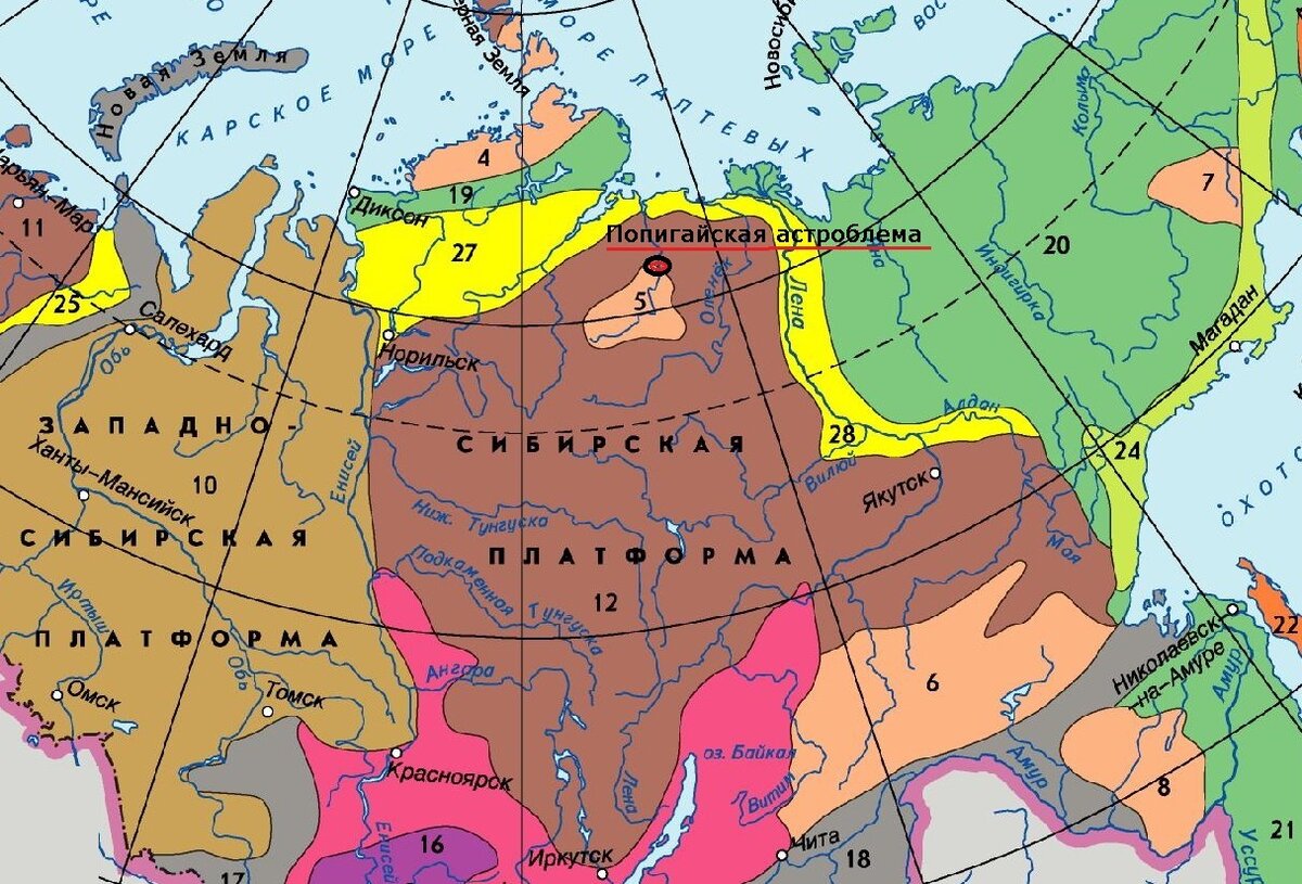 Балтийский алданский анабарский щиты и воронежский массив