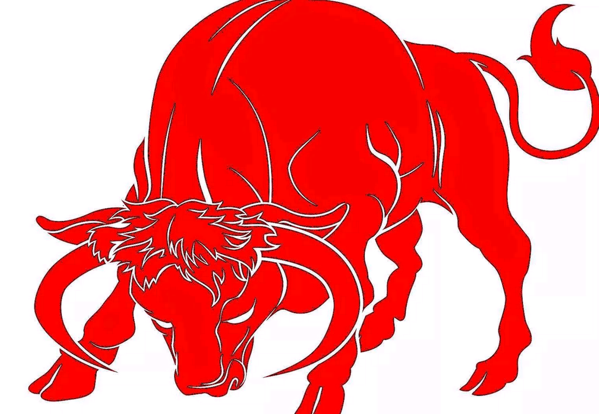 Таурус бык Телец. Таурус знак зодиака. Символ быка. Красный бык.