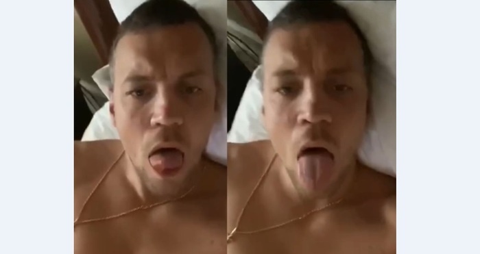  кадры из слитого видео Пртемв Дзюбы