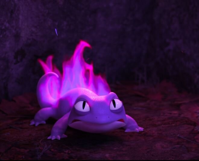 Стоп-кадр "Холодное сердце 2" Disney. Дух огня