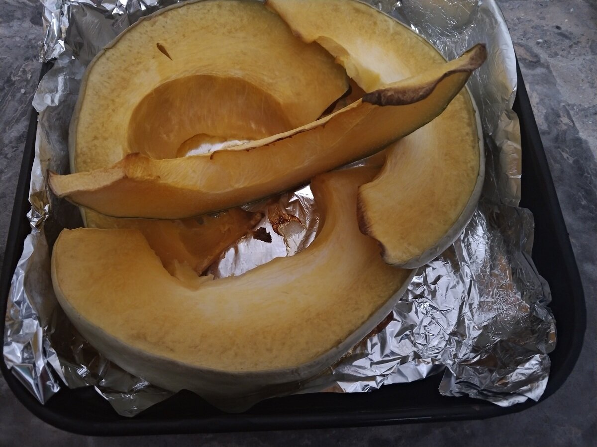 Запеченная тыква должна стать мягкой